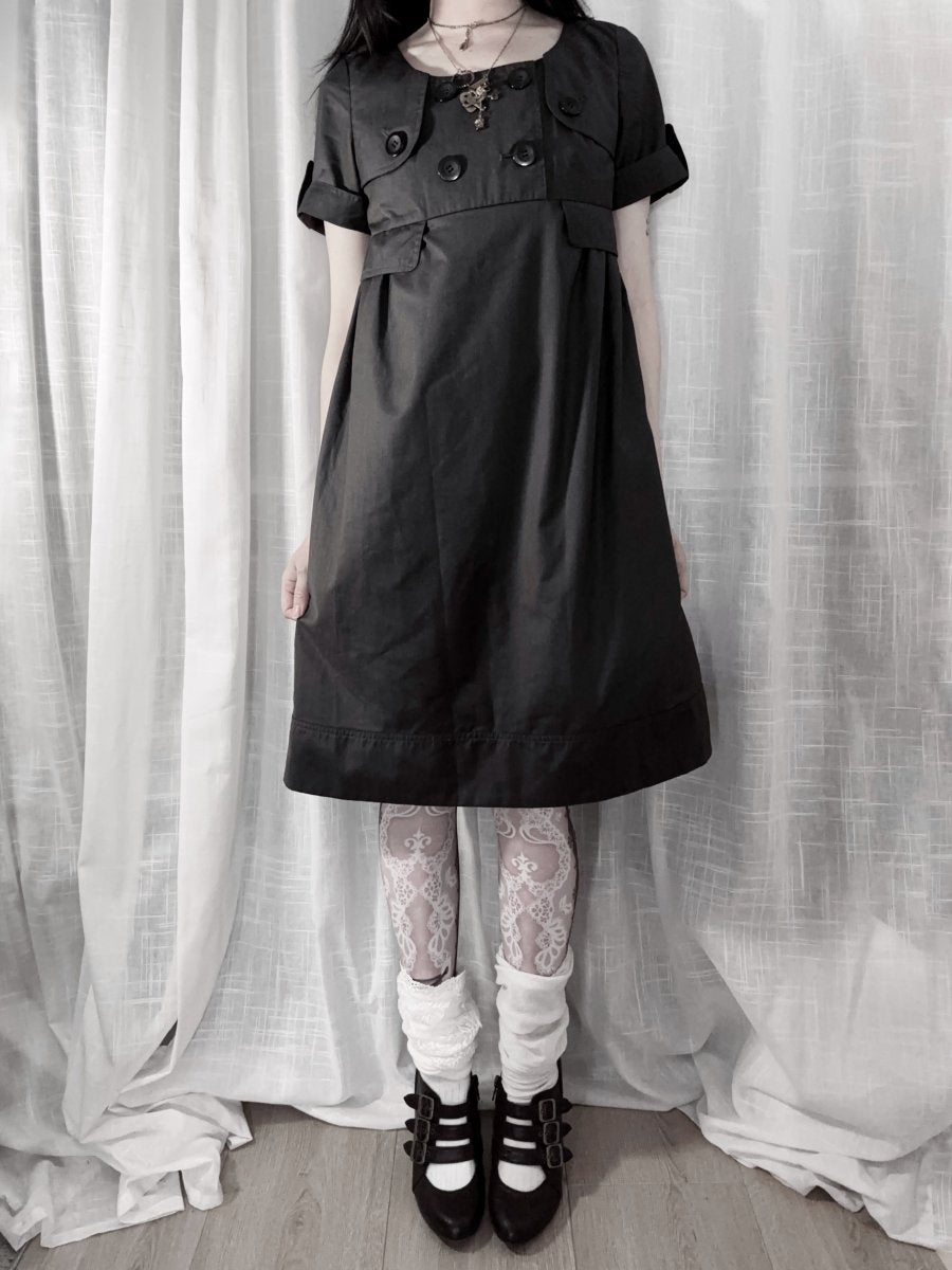 Ray Sailor Dress - MIDNIGHT FAE