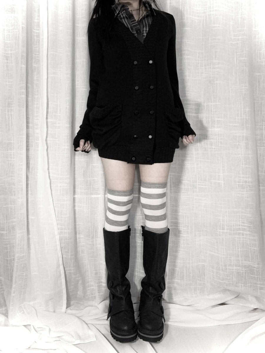 Record Knit Dress - MIDNIGHT FAE