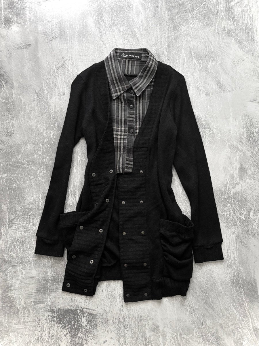 Record Knit Dress - MIDNIGHT FAE