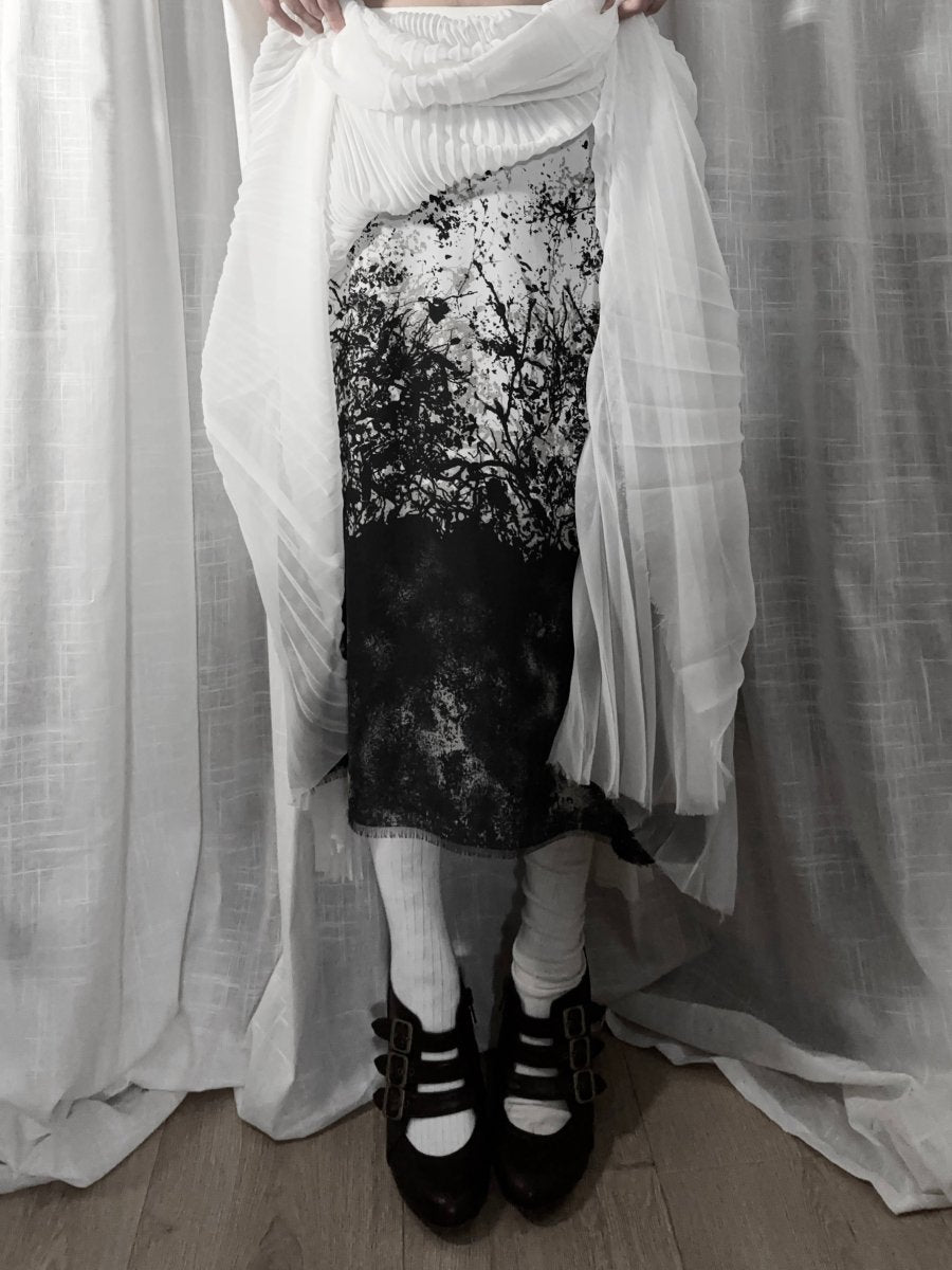 Rekisami Decay Skirt - MIDNIGHT FAE