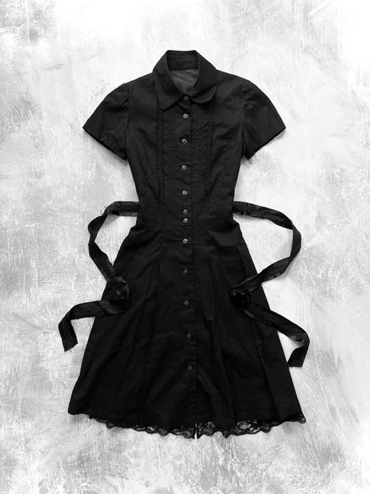 Reliquary Midi Dress - MIDNIGHT FAE
