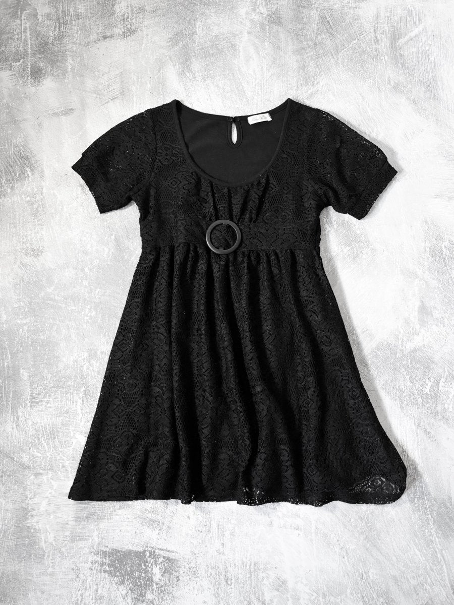 Reor Lace Mini Dress - MIDNIGHT FAE