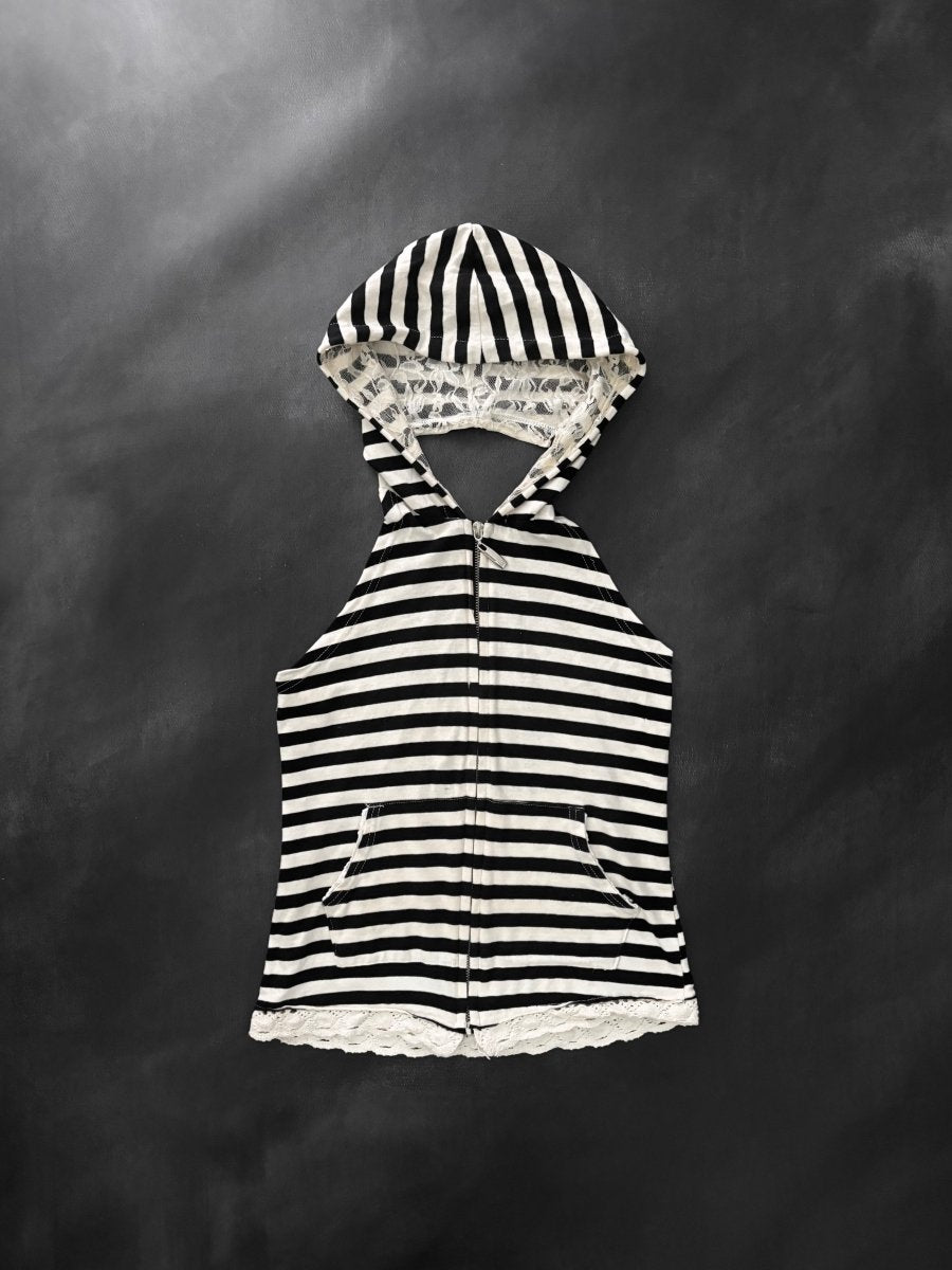 Retreat Striped Vest - MIDNIGHT FAE