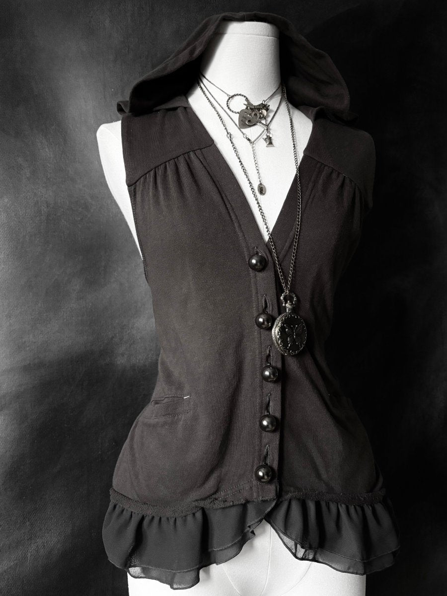 Revenant Hooded Vest - MIDNIGHT FAE
