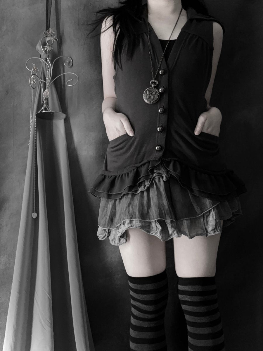 Revenant Hooded Vest - MIDNIGHT FAE