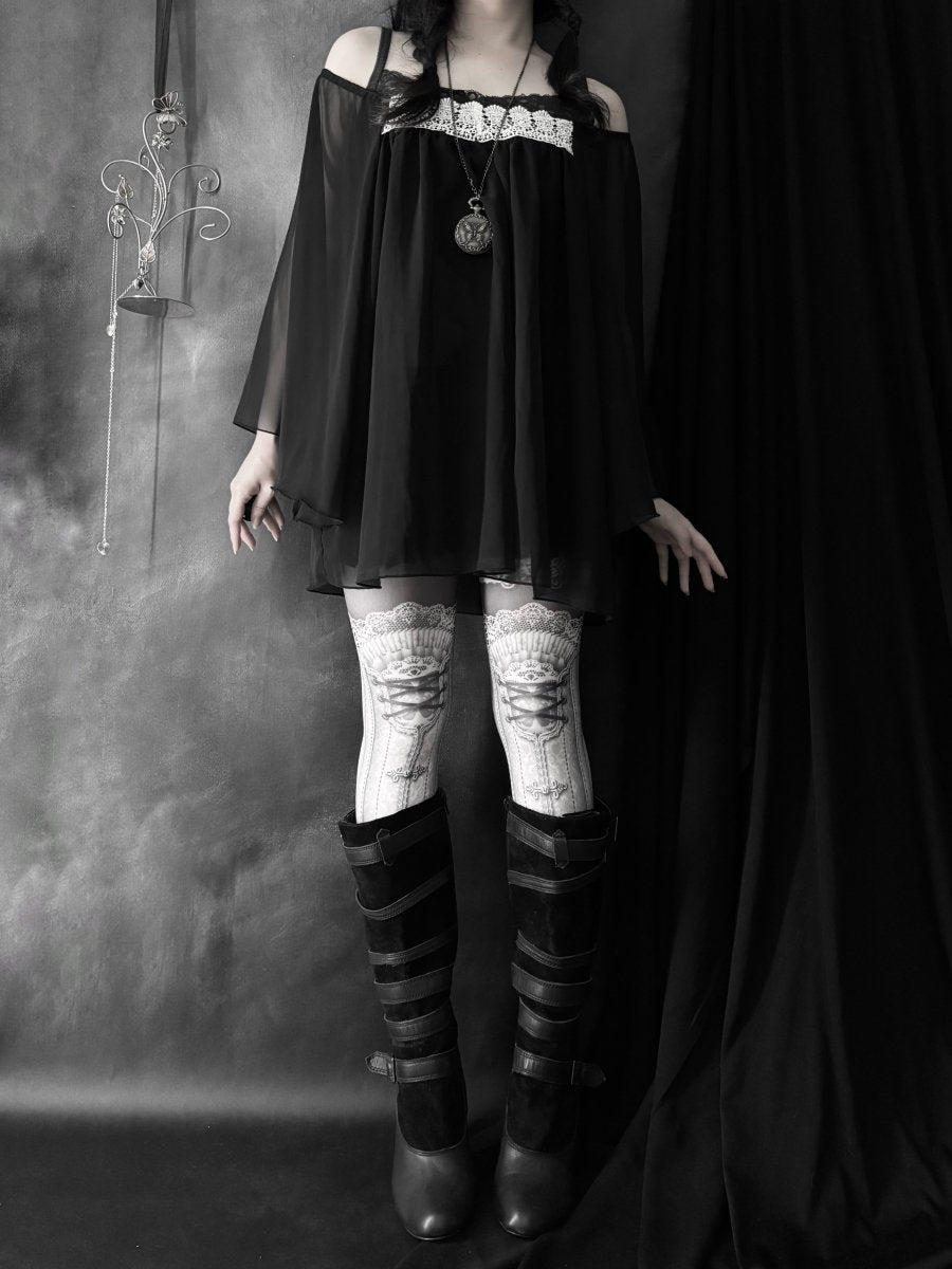 Riana Sheer Tunic - MIDNIGHT FAE