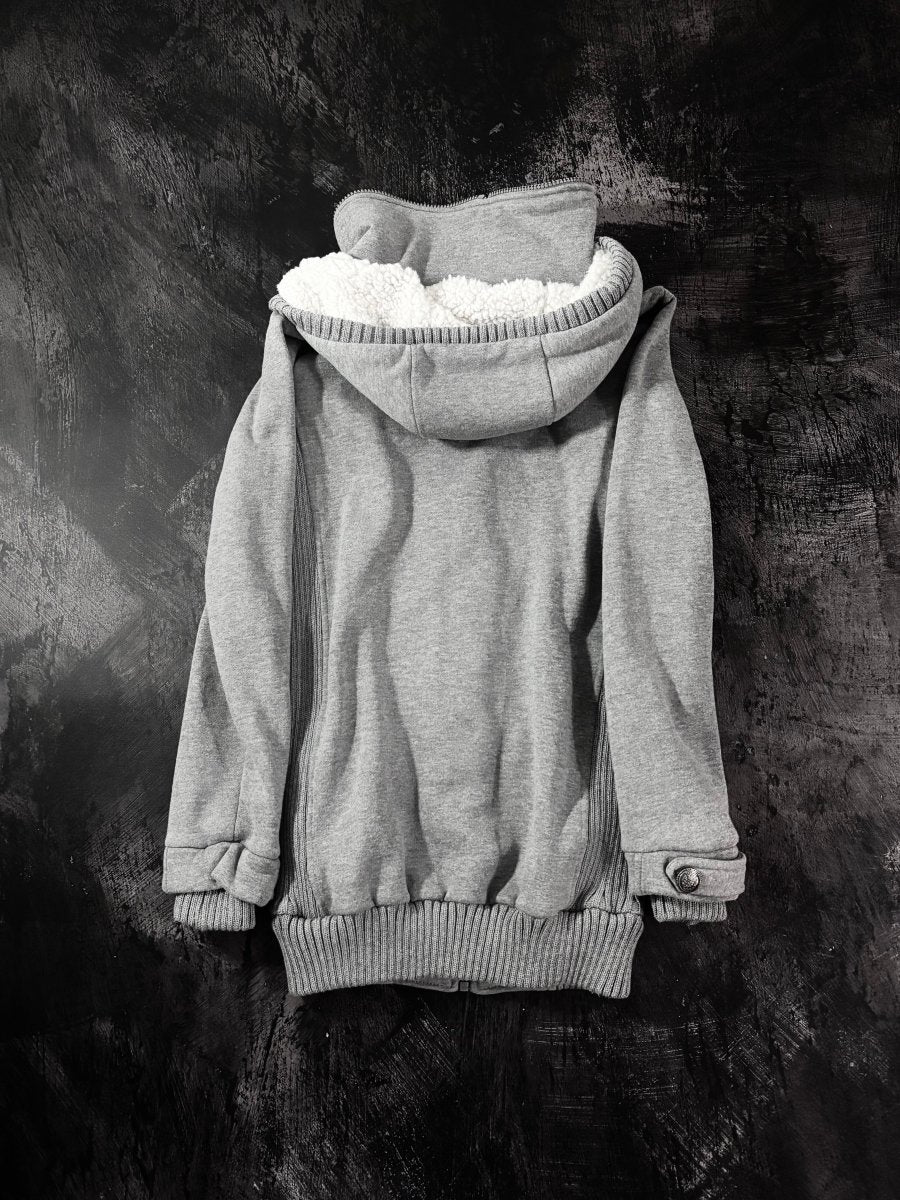 Ripple Zip Hoodie Jacket - MIDNIGHT FAE