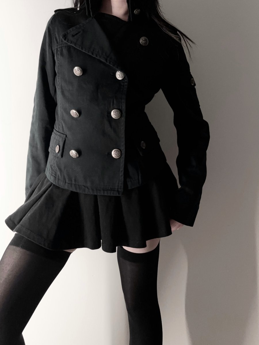 Rogue Military Jacket - MIDNIGHT FAE