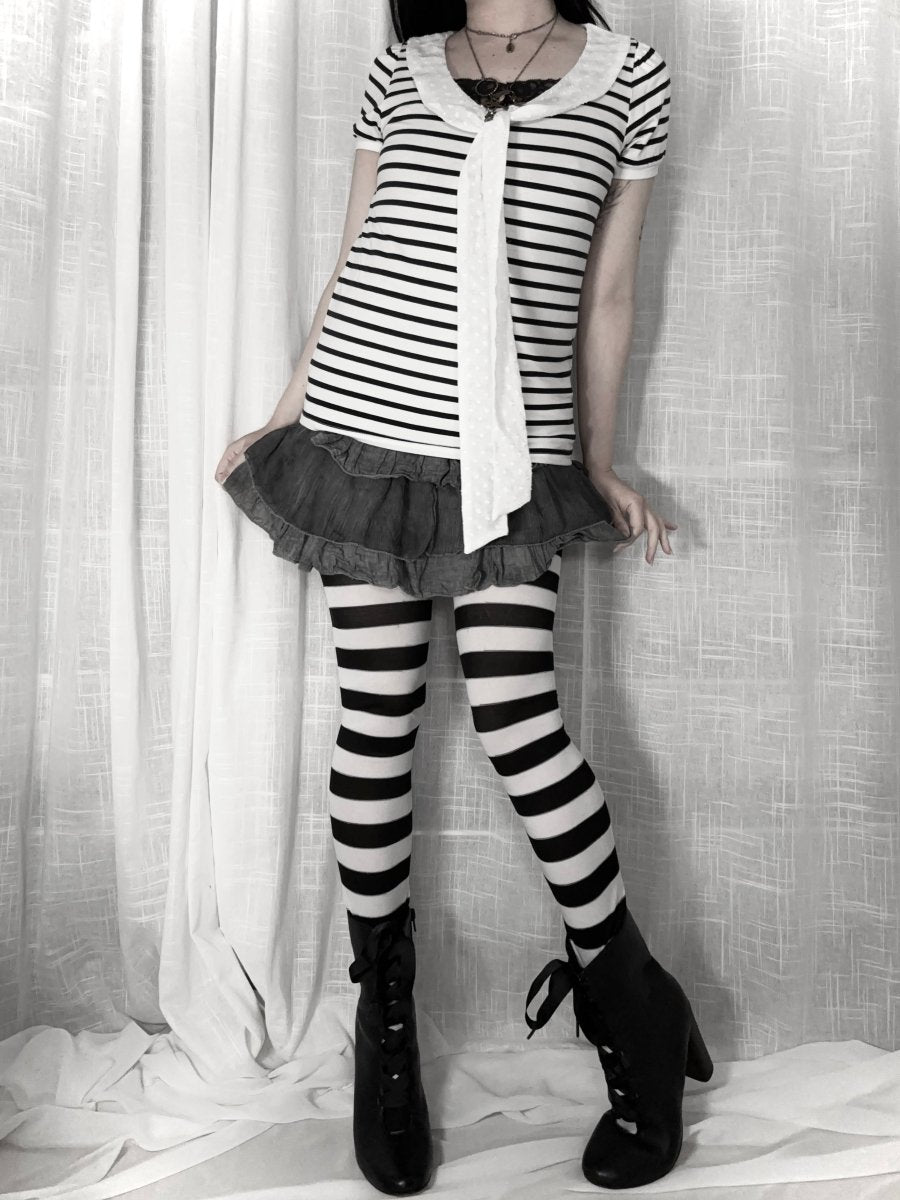 Sailor Striped Shirt - MIDNIGHT FAE