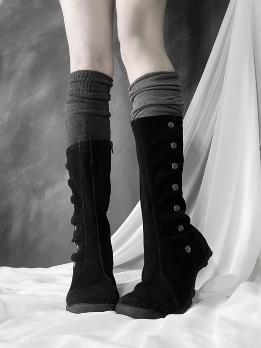 Sigil Suede Boots - MIDNIGHT FAE