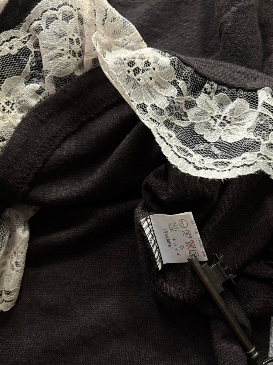 Silent Brown Cardigan - MIDNIGHT FAE