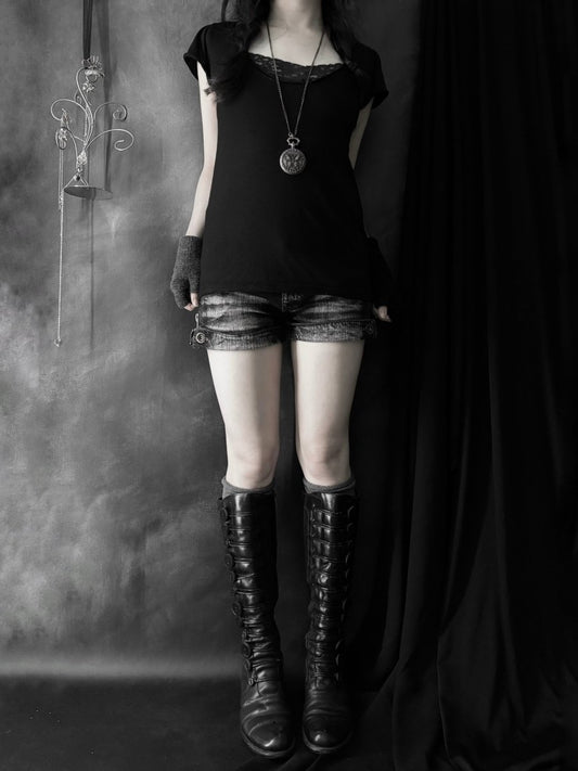 Silent Hooded Shirt - MIDNIGHT FAE