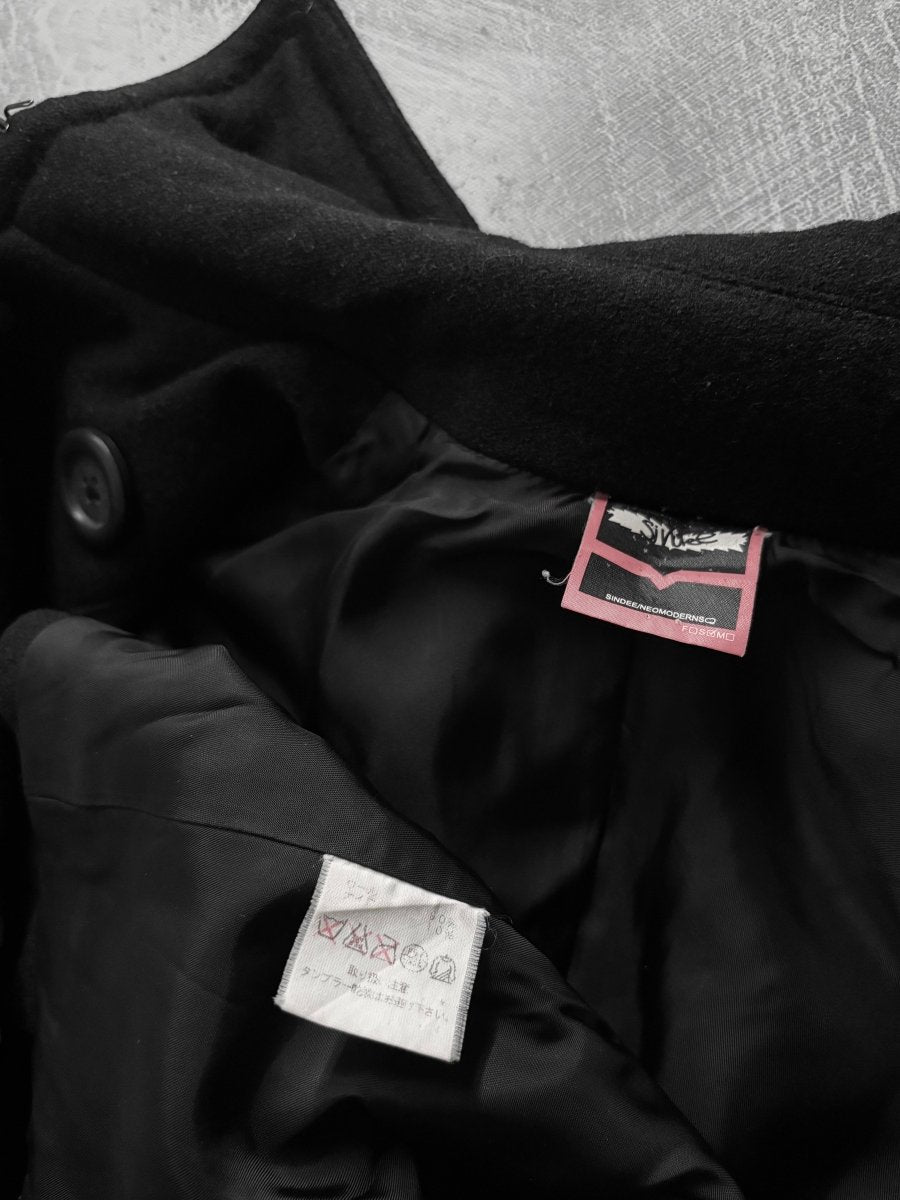 Sindee Tailored Peacoat - MIDNIGHT FAE