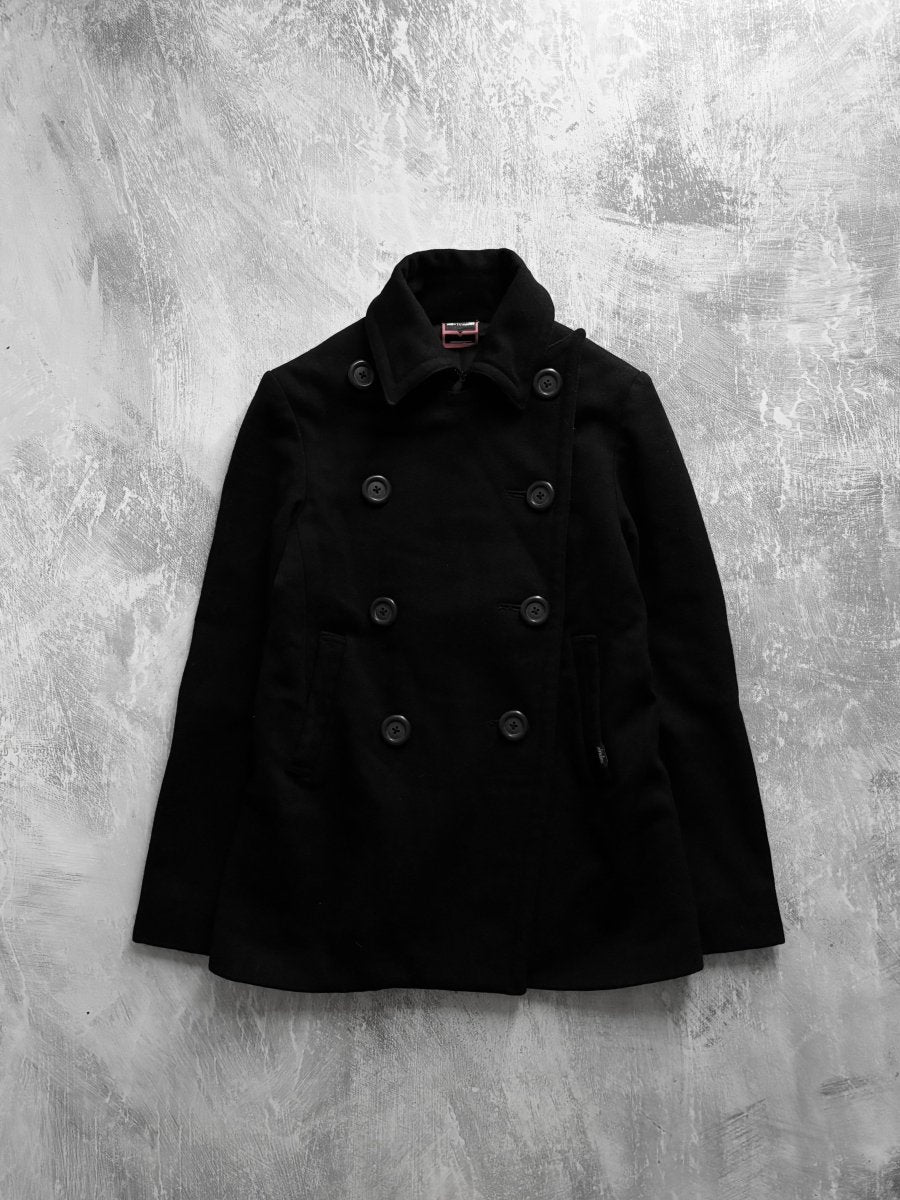 Sindee Tailored Peacoat - MIDNIGHT FAE