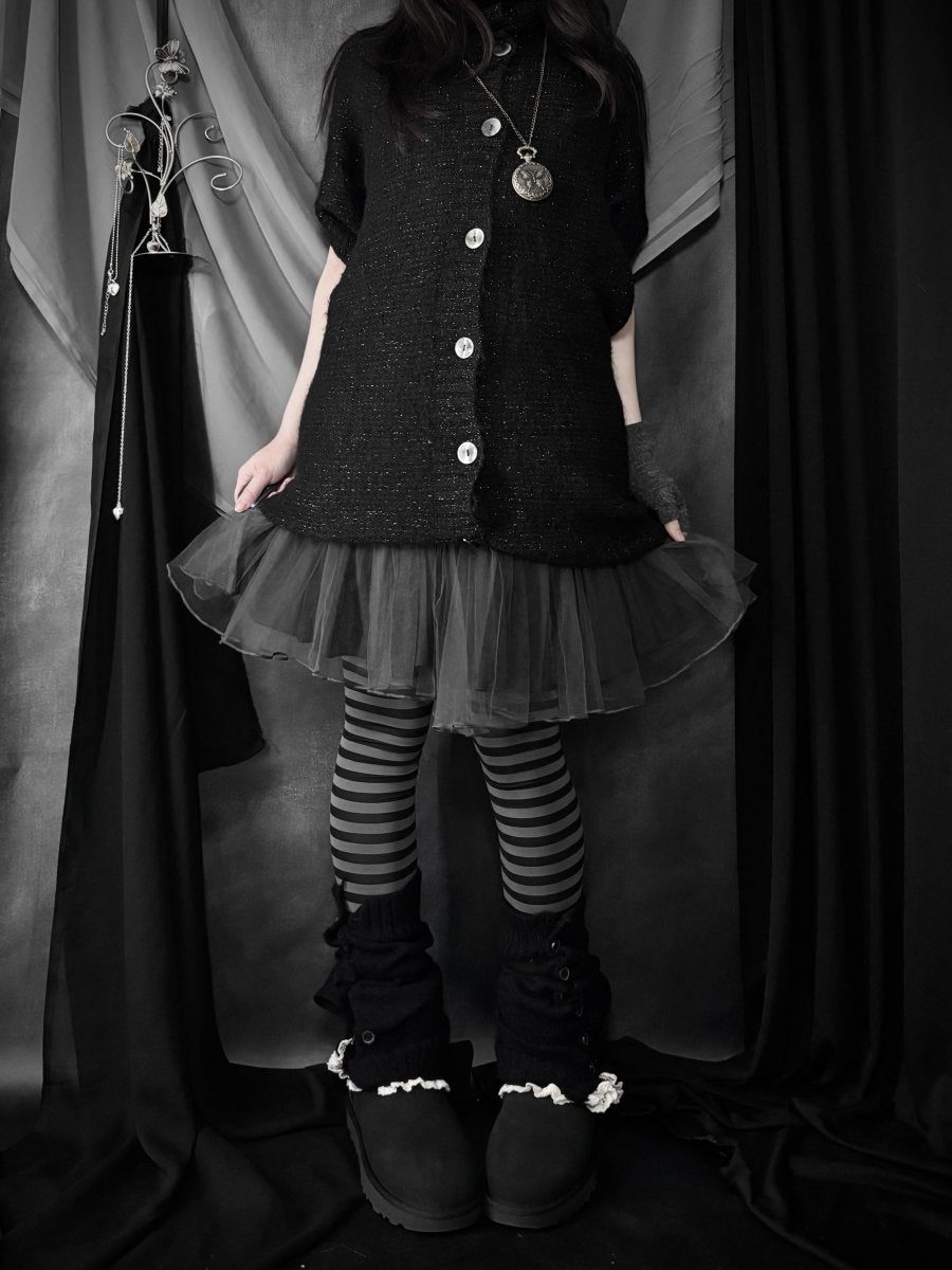 Siphon Button Poncho - MIDNIGHT FAE