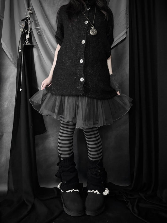 Siphon Button Poncho - MIDNIGHT FAE