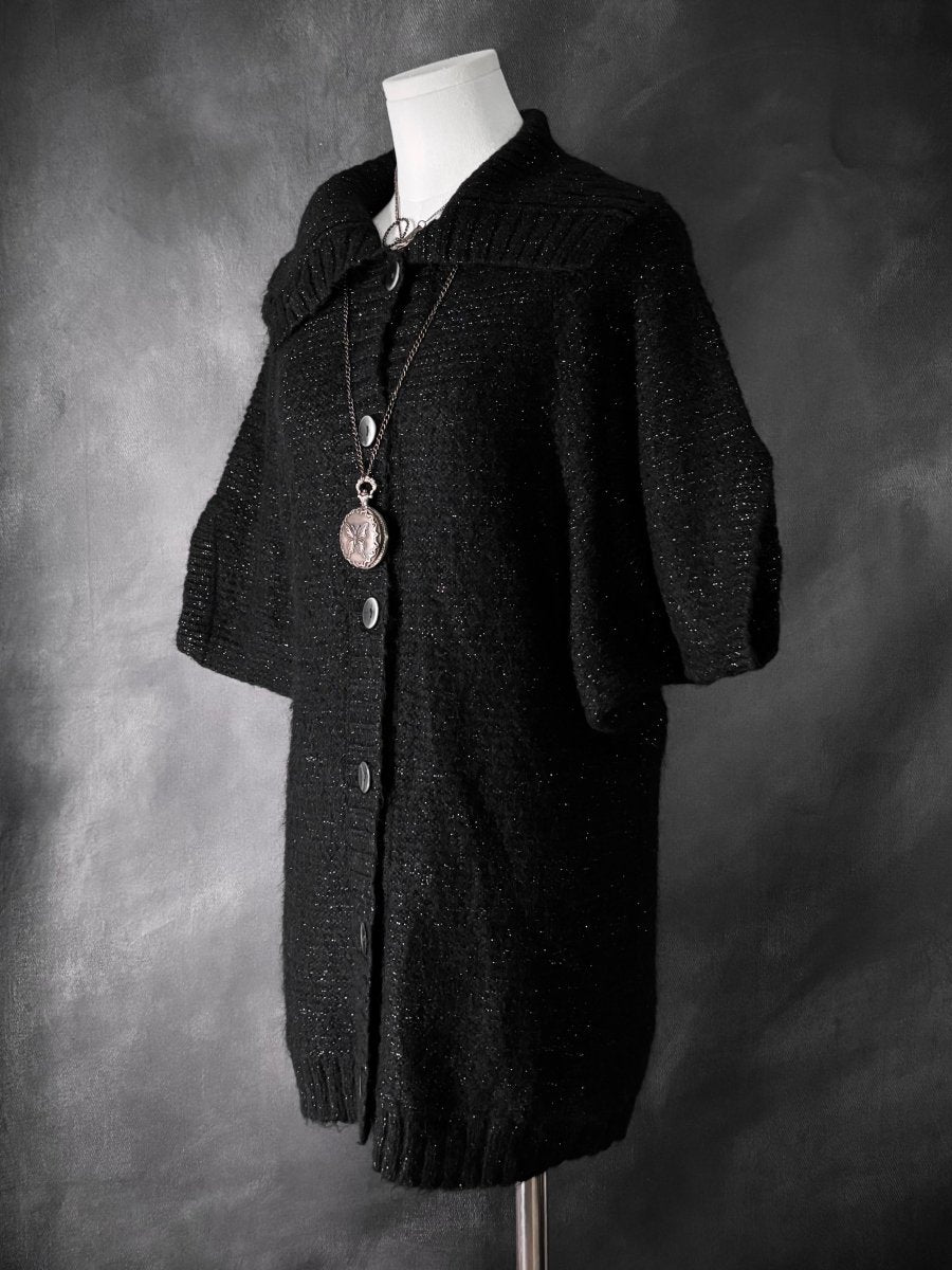 Siphon Button Poncho - MIDNIGHT FAE