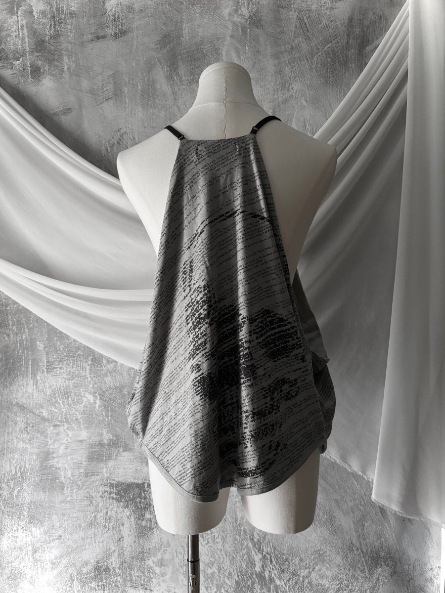 Skull Draped Vest - MIDNIGHT FAE