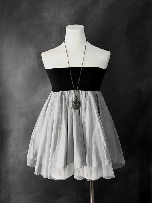Sloe Strapless Top - MIDNIGHT FAE