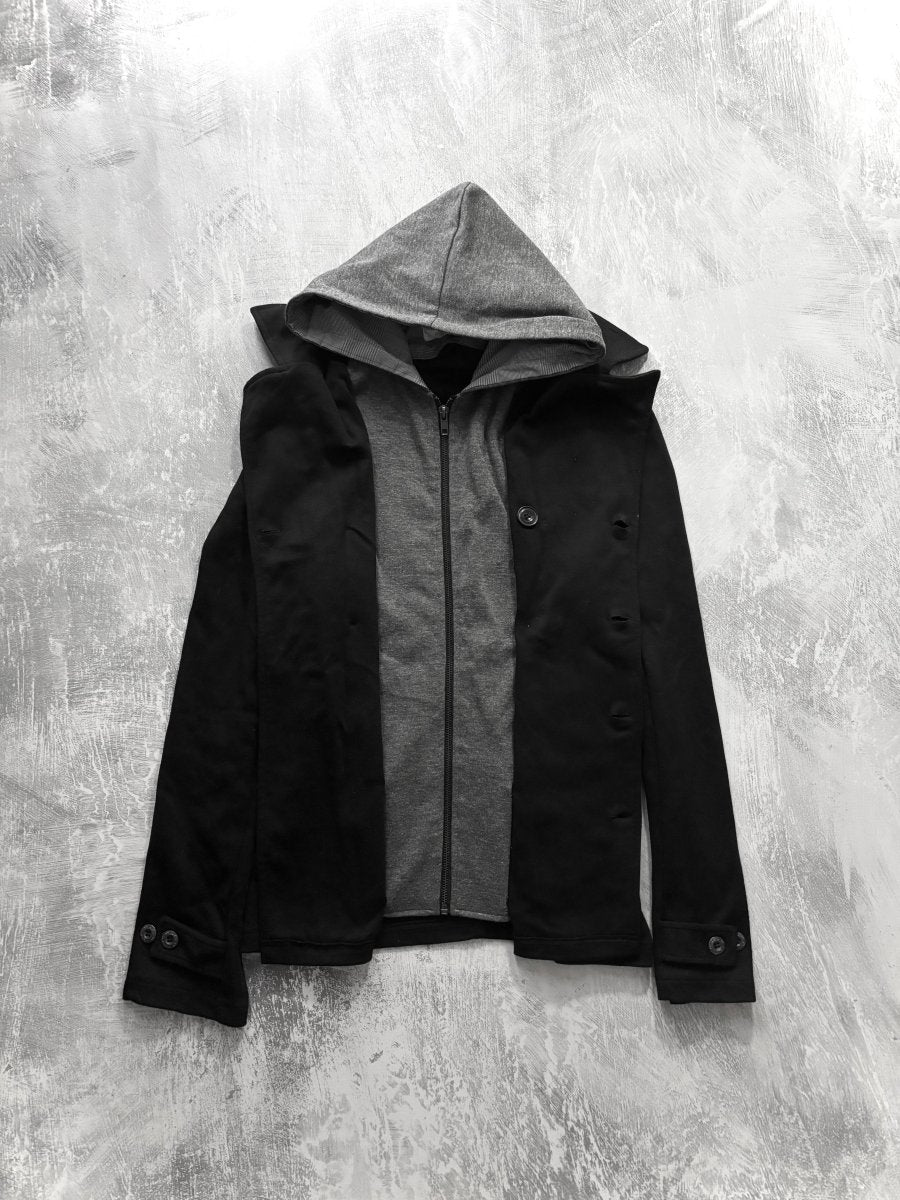 Soleildor Button Jacket - MIDNIGHT FAE
