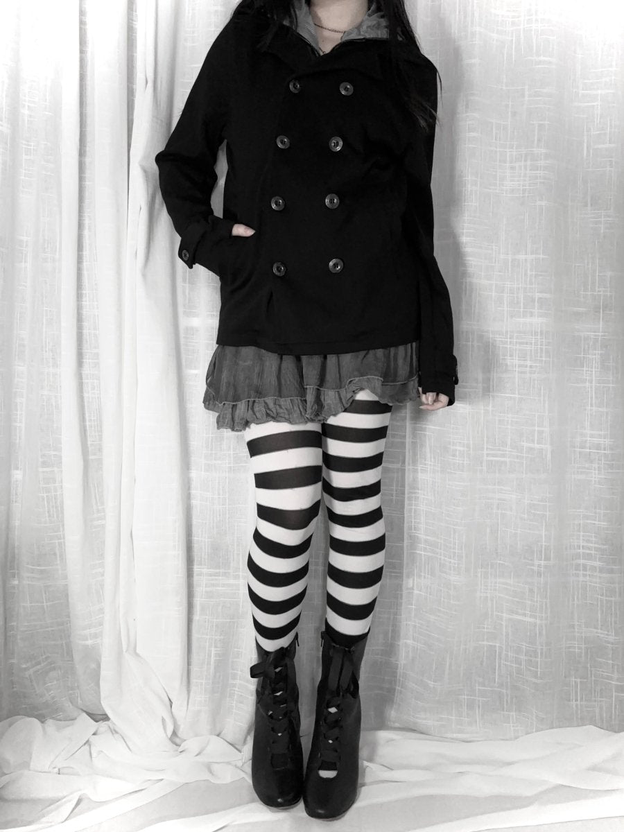 Soleildor Button Jacket - MIDNIGHT FAE