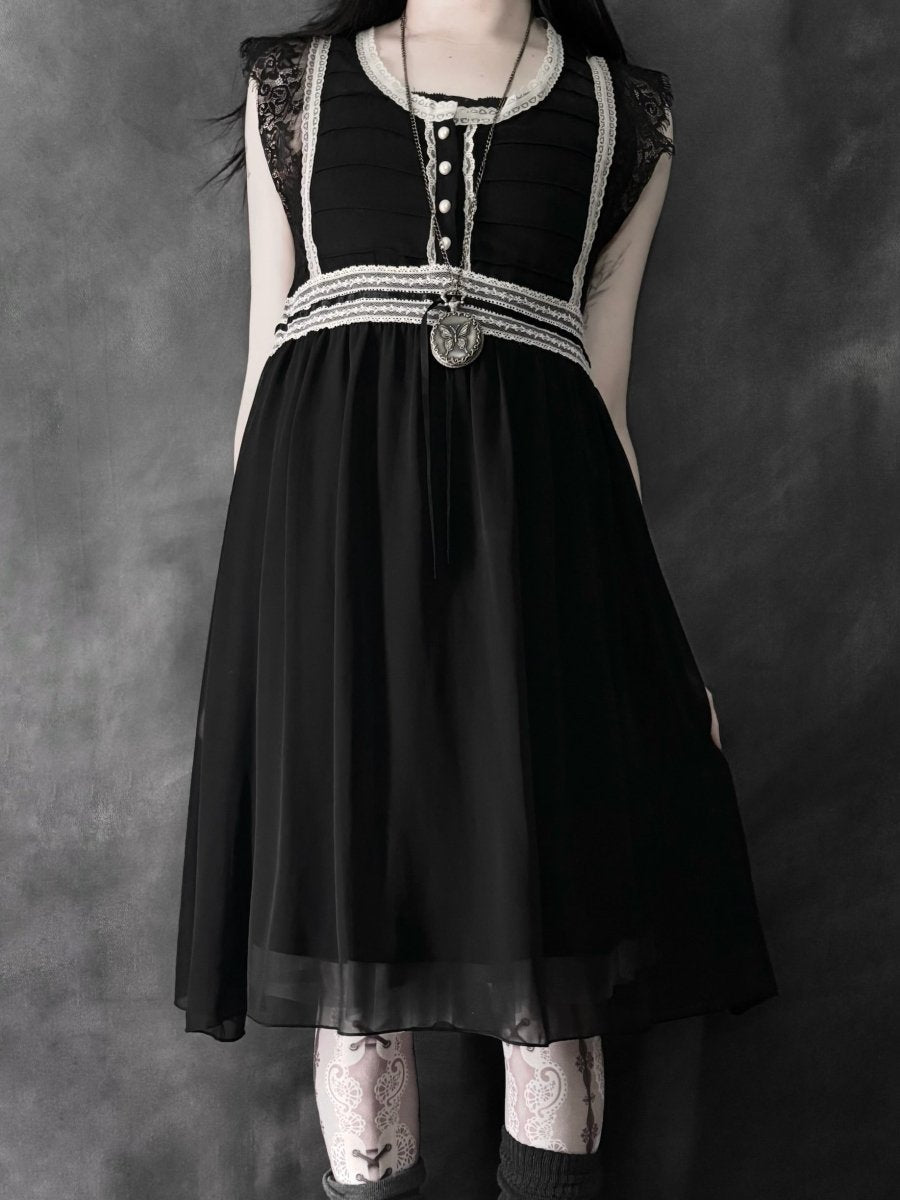Somnia Babydoll Dress - MIDNIGHT FAE