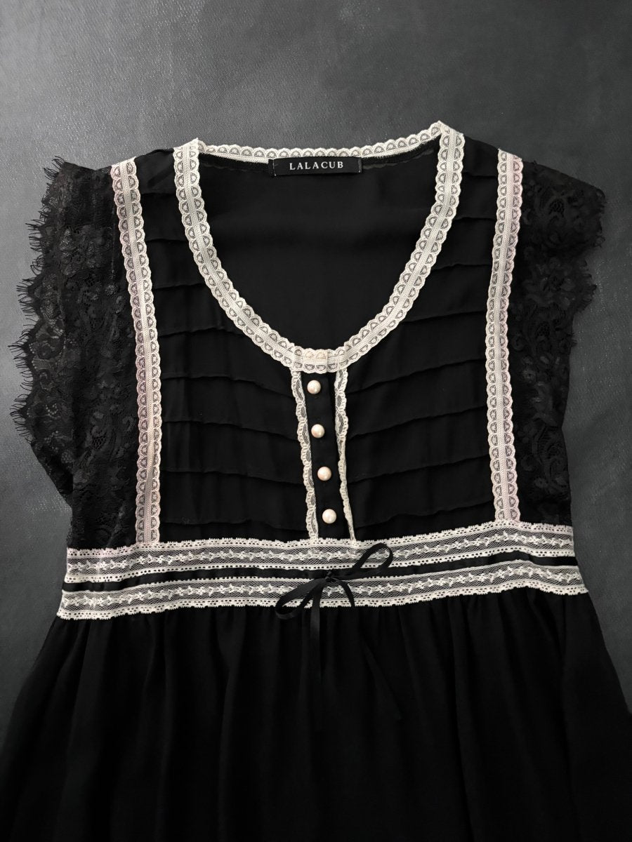 Somnia Babydoll Dress - MIDNIGHT FAE