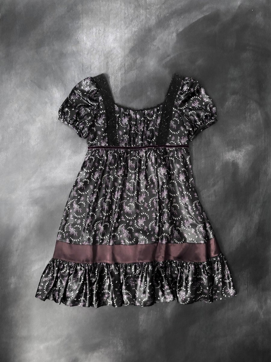 Somnium Babydoll Dress - MIDNIGHT FAE