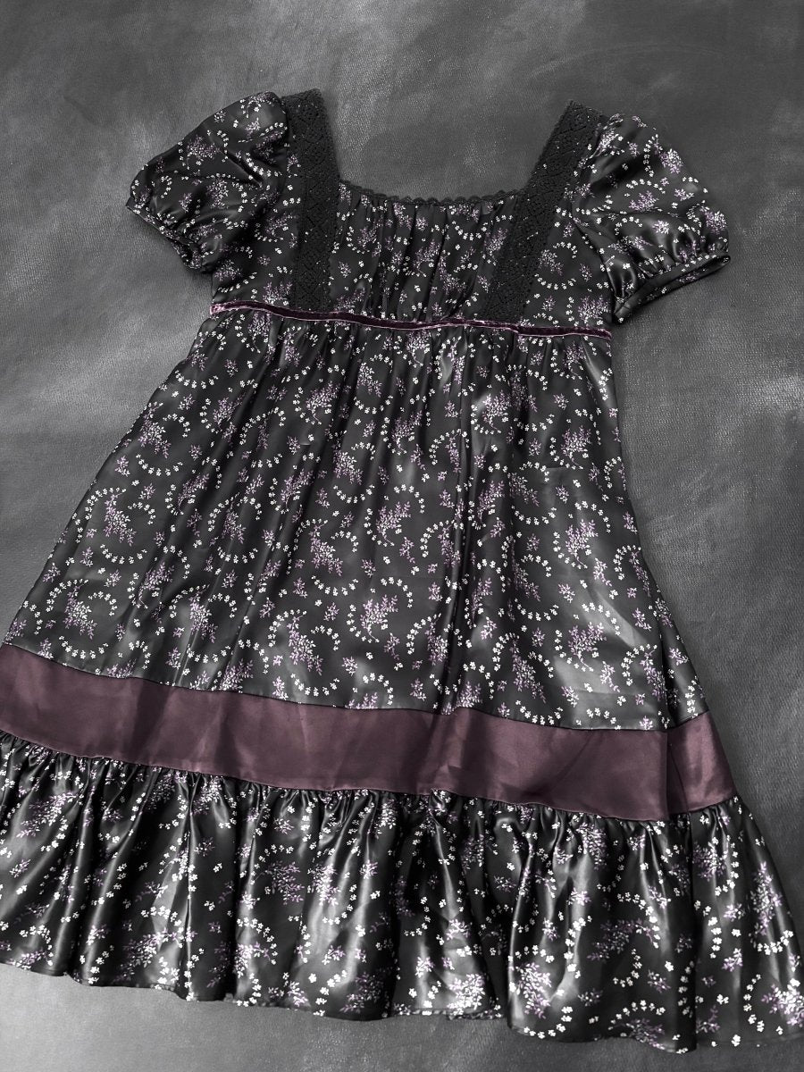 Somnium Babydoll Dress - MIDNIGHT FAE