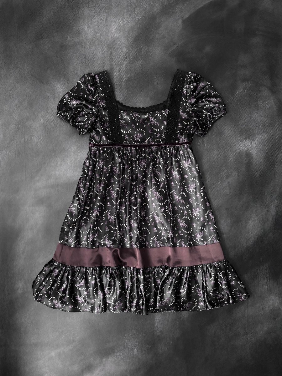 Somnium Babydoll Dress - MIDNIGHT FAE