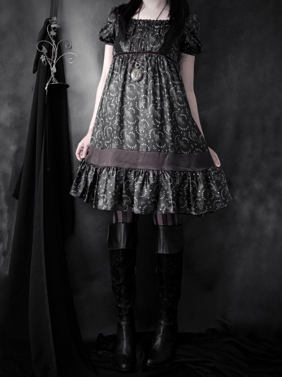 Somnium Babydoll Dress - MIDNIGHT FAE