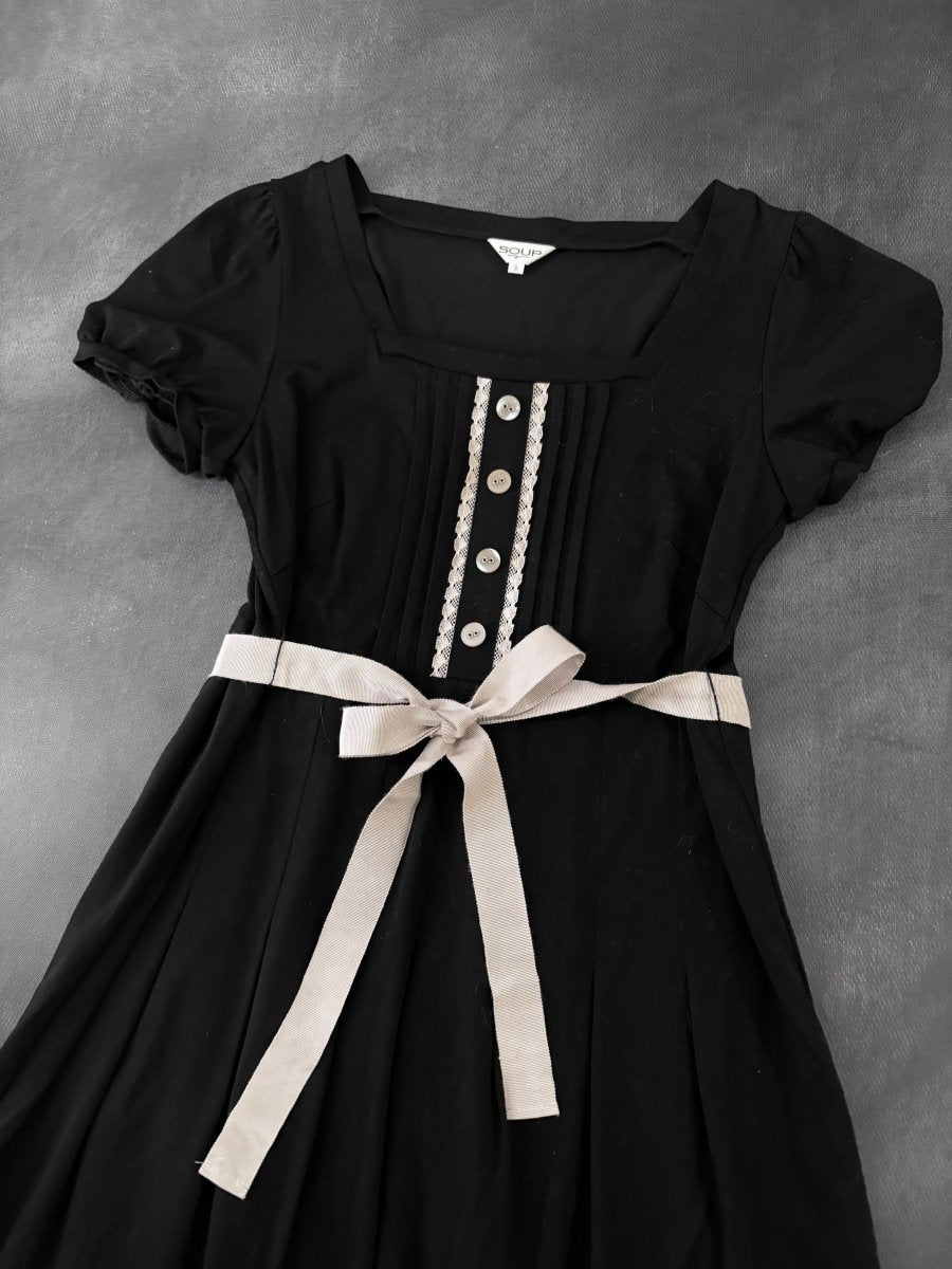 Soup Midi Dress - MIDNIGHT FAE