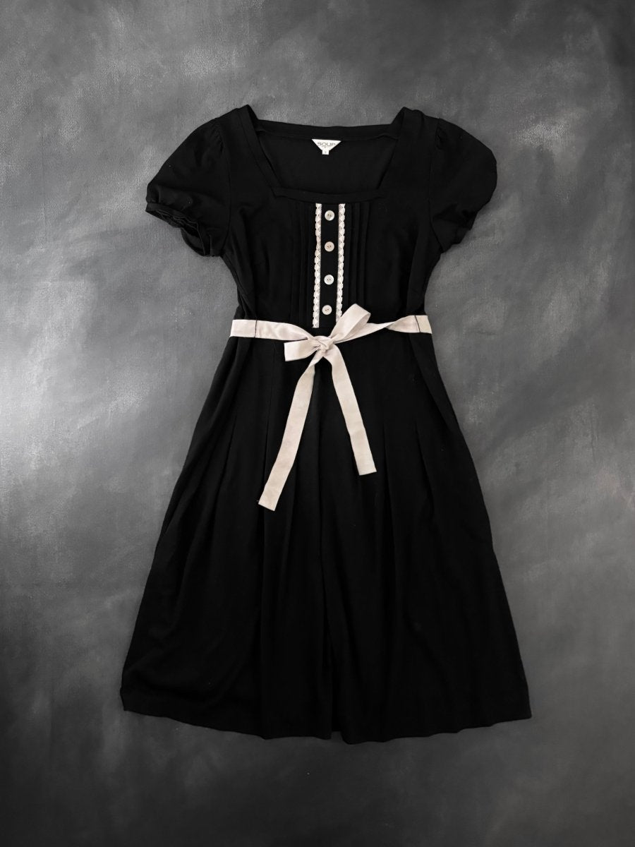 Soup Midi Dress - MIDNIGHT FAE