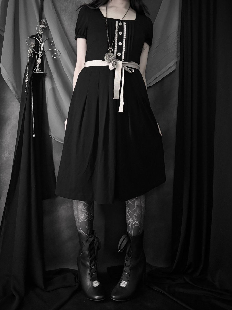 Soup Midi Dress - MIDNIGHT FAE