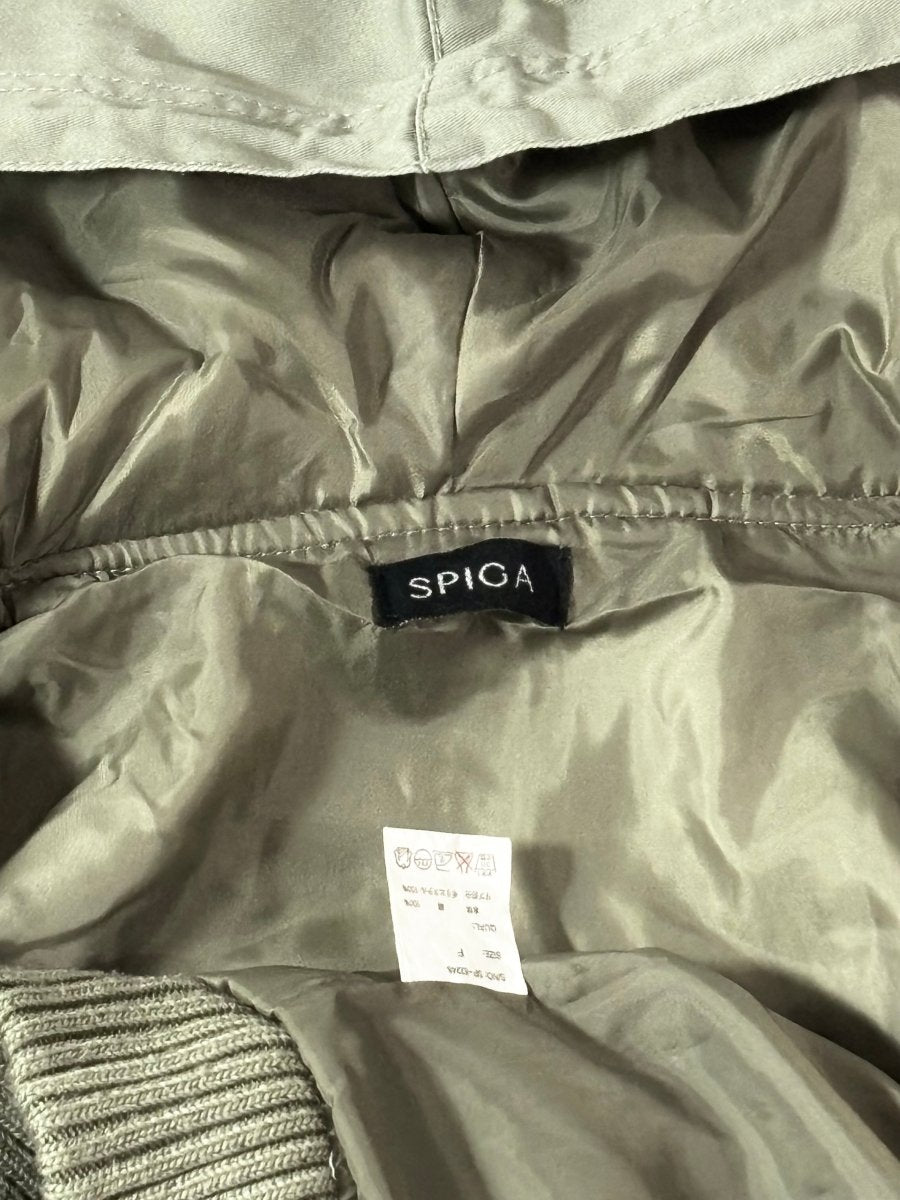 Spiga Military Zip Up Jacket - MIDNIGHT FAE