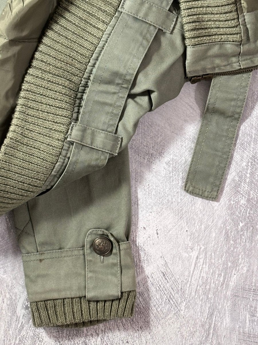 Spiga Military Zip Up Jacket - MIDNIGHT FAE