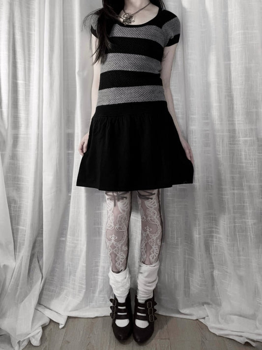 Spine Knit Dress - MIDNIGHT FAE
