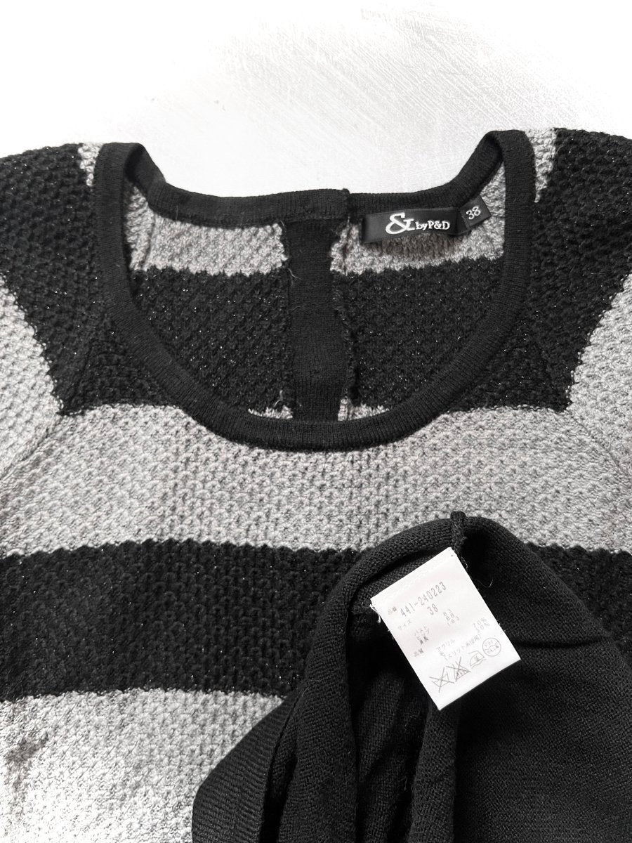 Spine Knit Dress - MIDNIGHT FAE