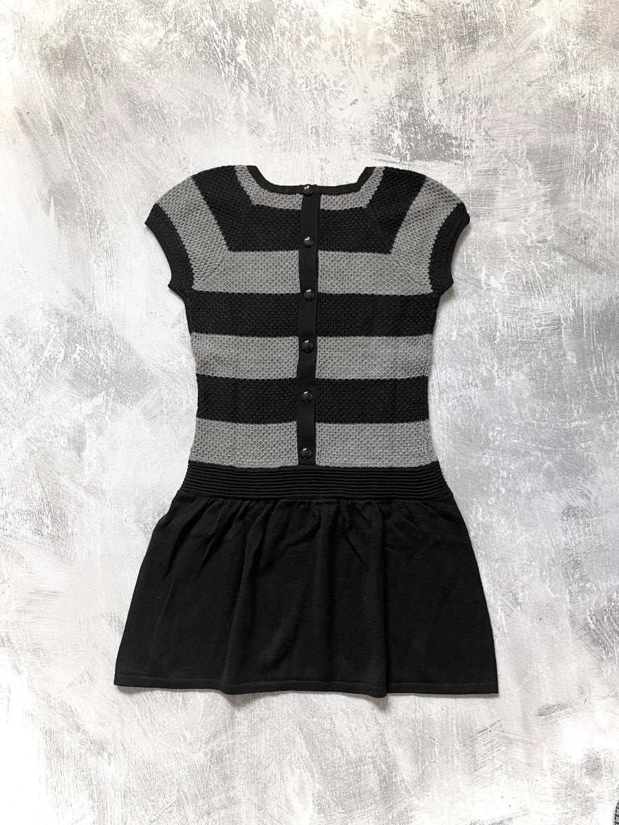 Spine Knit Dress - MIDNIGHT FAE