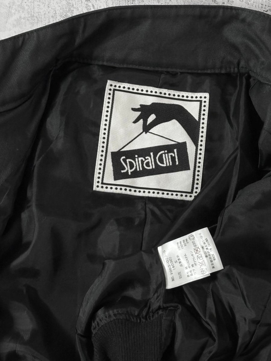 Spiral Rider Waxed Jacket - MIDNIGHT FAE