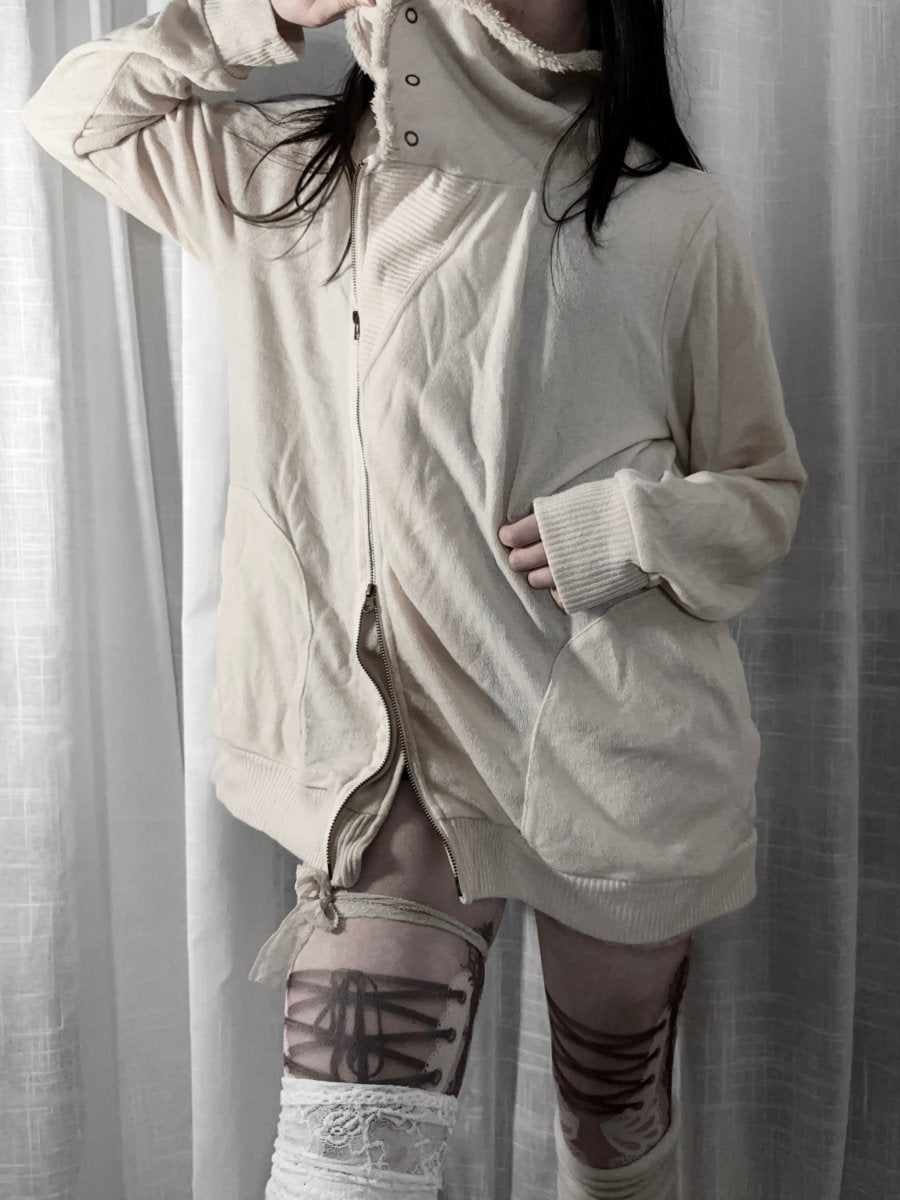 Suture Knit Jacket - MIDNIGHT FAE