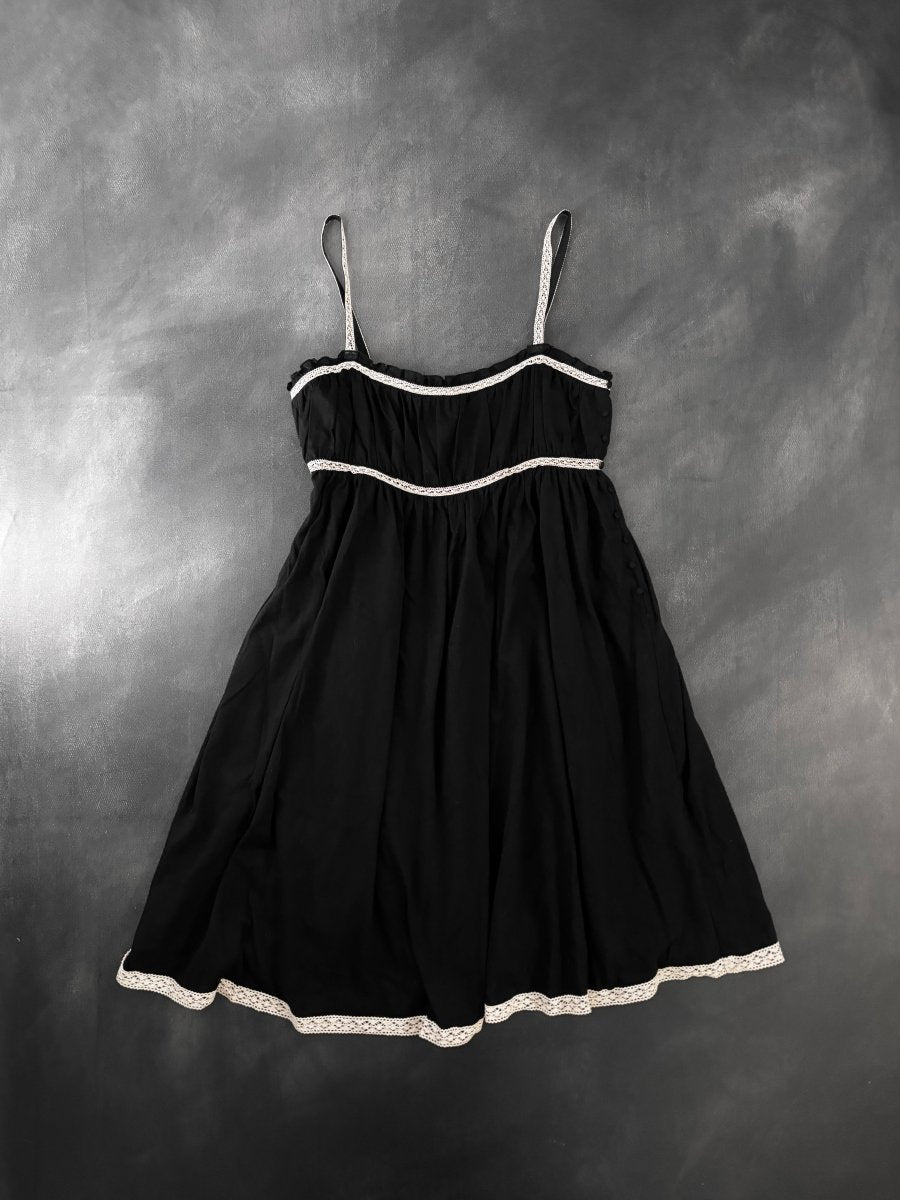 Sylph Babydoll Dress - MIDNIGHT FAE