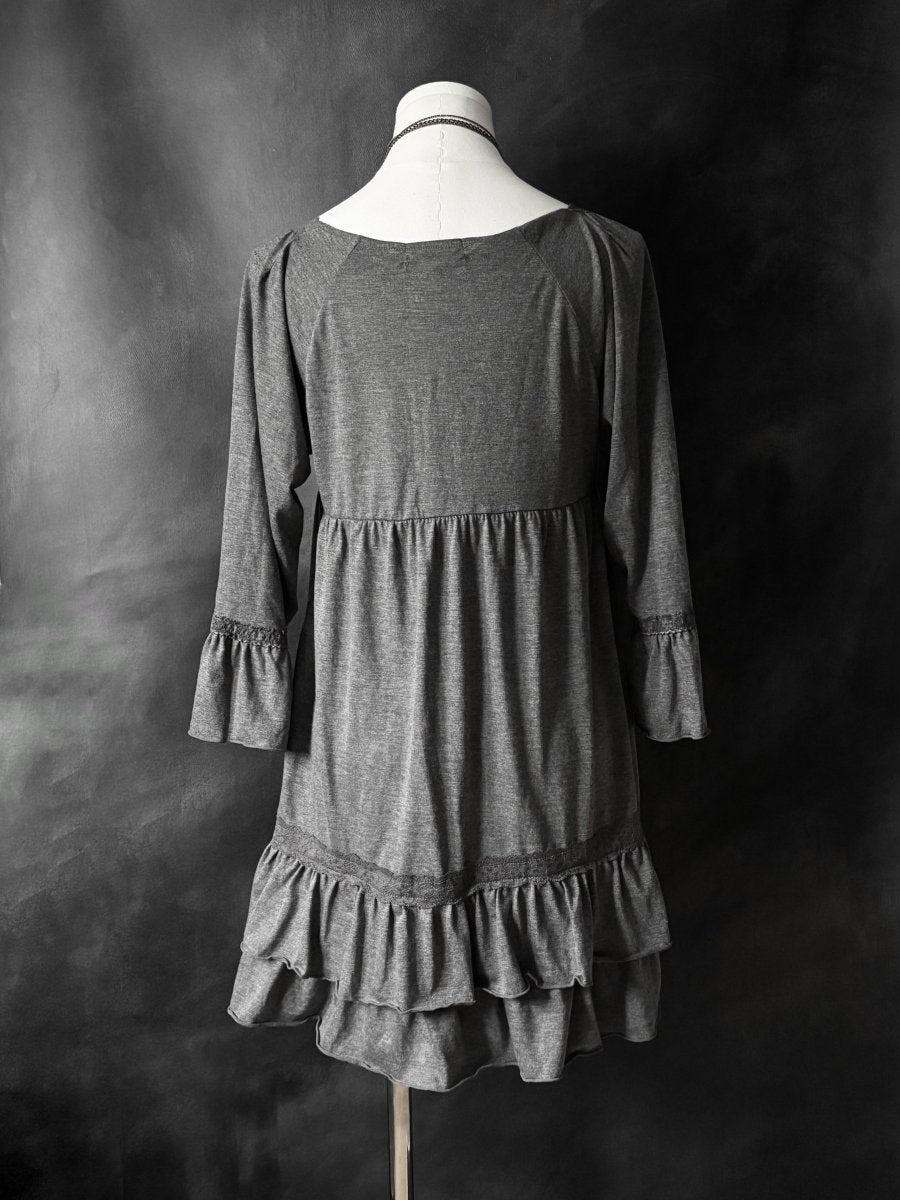 Theoria Babydoll Dress - MIDNIGHT FAE
