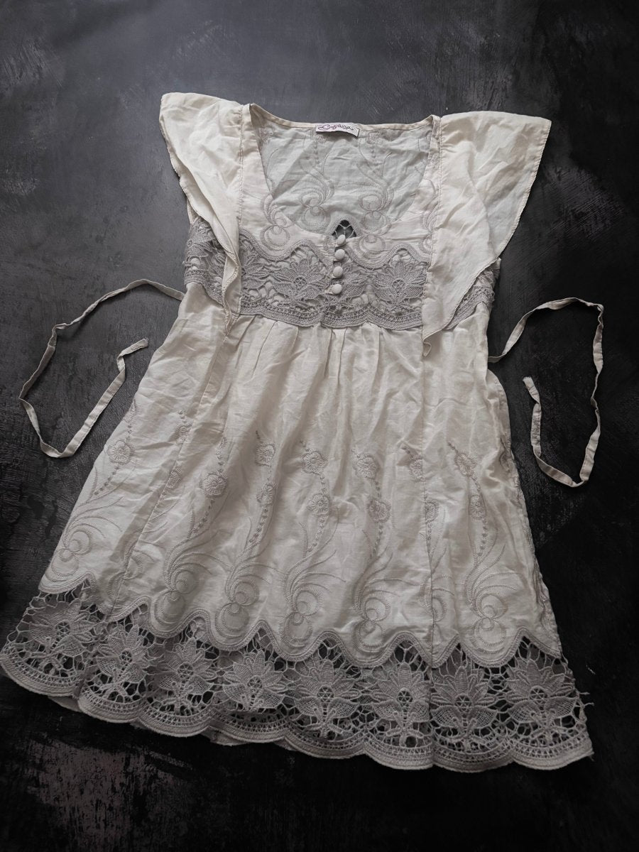 Thistle Babydoll Blouse - MIDNIGHT FAE