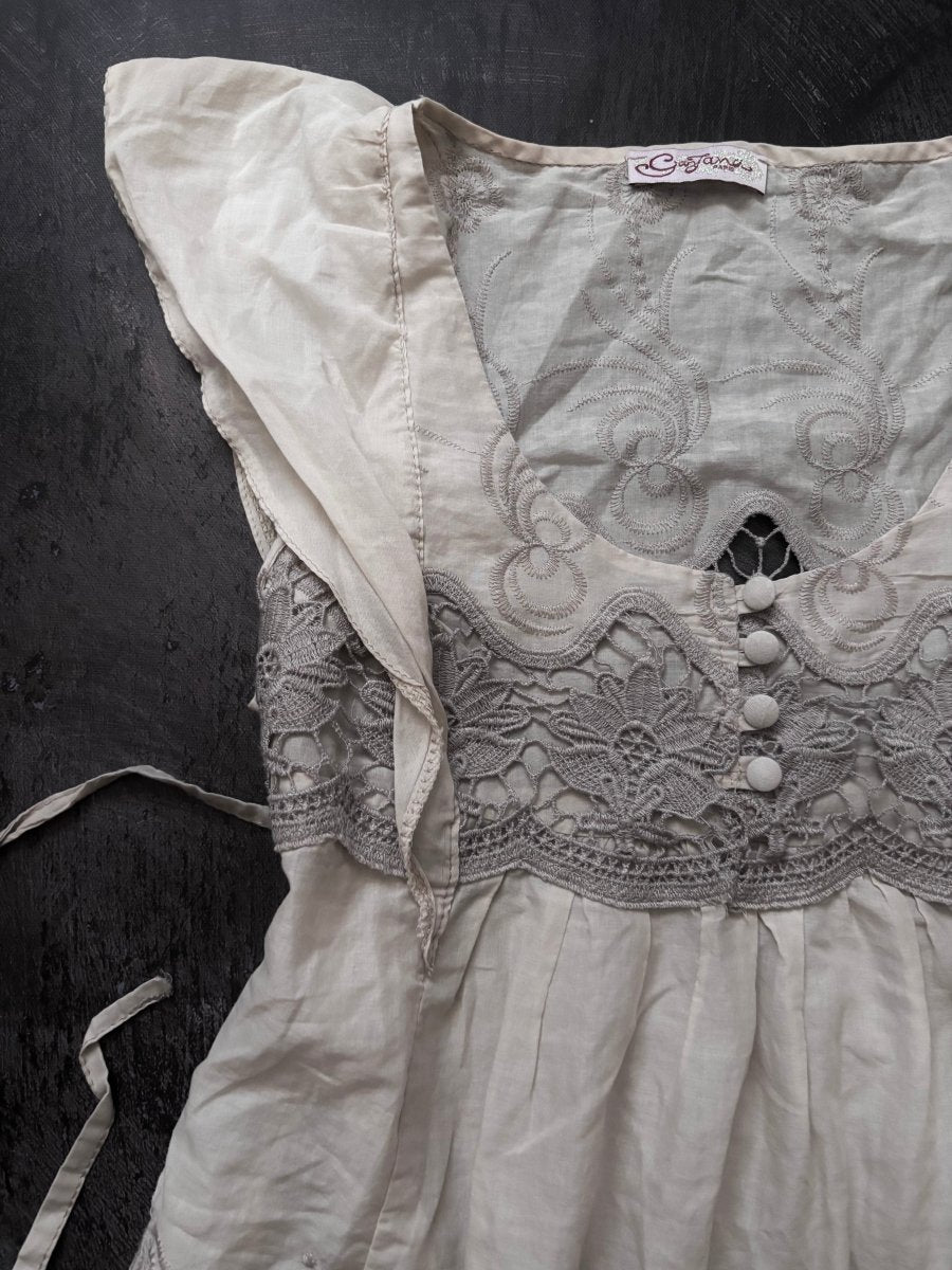 Thistle Babydoll Blouse - MIDNIGHT FAE
