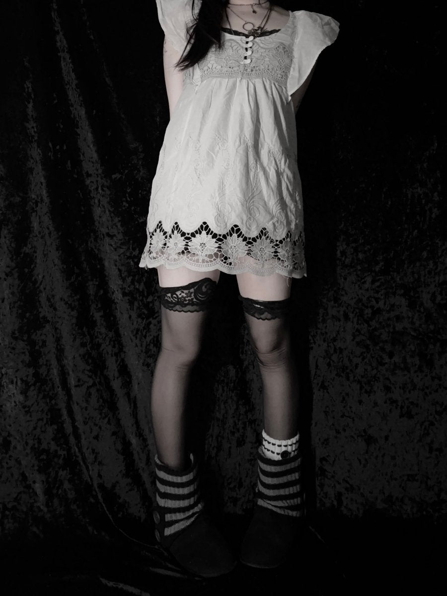 Thistle Babydoll Blouse - MIDNIGHT FAE
