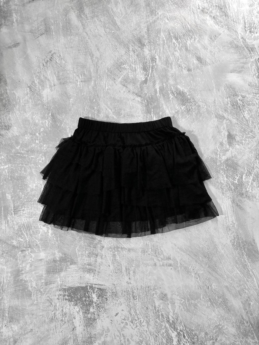 Tulle Mini Skirt - MIDNIGHT FAE