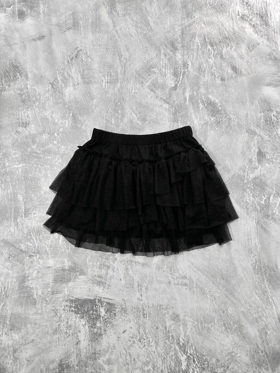 Tulle Mini Skirt - MIDNIGHT FAE