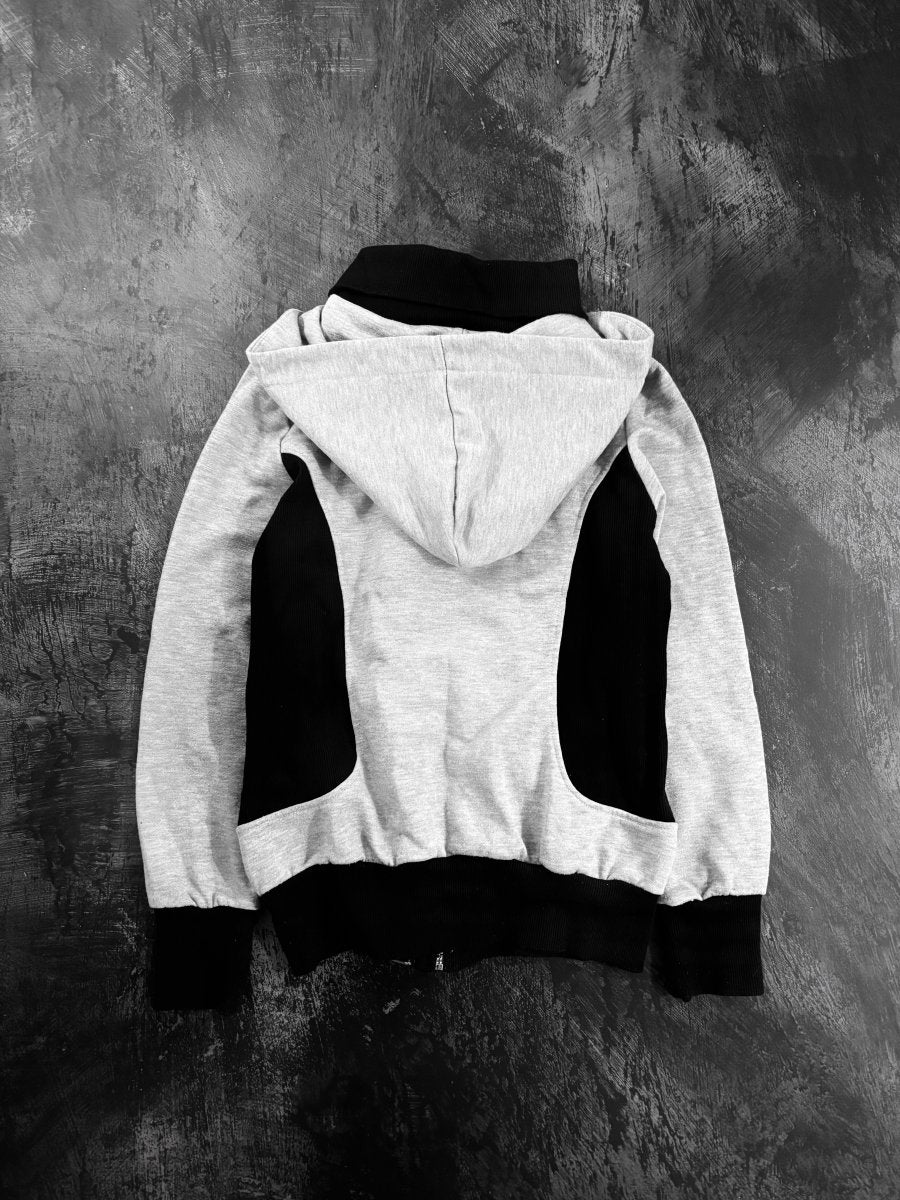 Two - Toned Hoodie Jacket - MIDNIGHT FAE