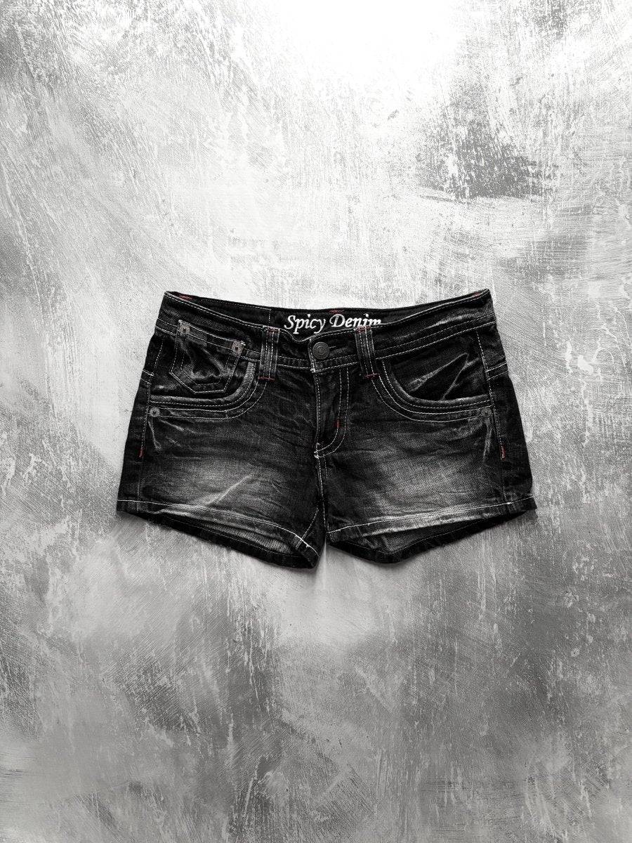 Union Denim Shorts - MIDNIGHT FAE